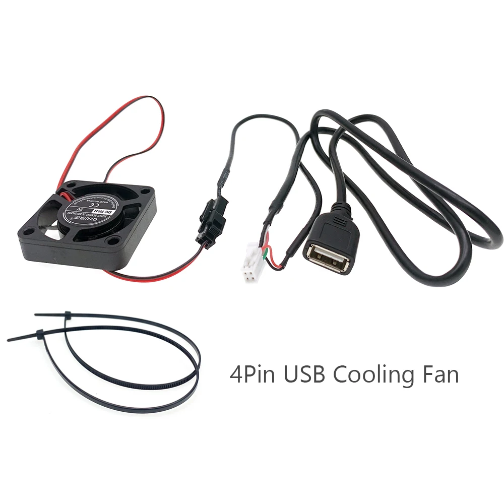 4 6 Pin USB Car Radio Wiring Harness Cable Cooling Fan For Android Multimedia Navigation Player Head Unit Accessories