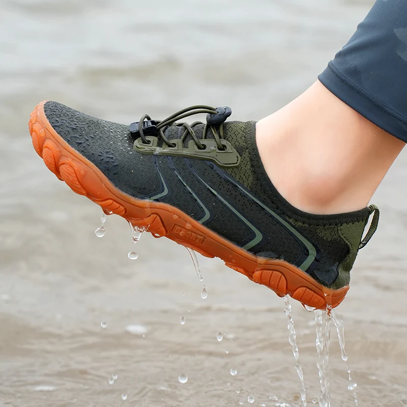 Wading Shoes Men's Women's Quick Dry Outdoor Beach Walking Sneakers Elastic Non-slip Water Footwear Upstream Sneakers Aqua Shoes