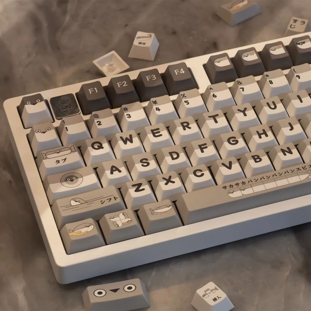 Tartaruga keycap tema 142 teclas cereja perfil sublimação de tinta pbt conjuntos completos com entrada iso 2.25u 2.75u 3u 6.25u 7u barra de espaço