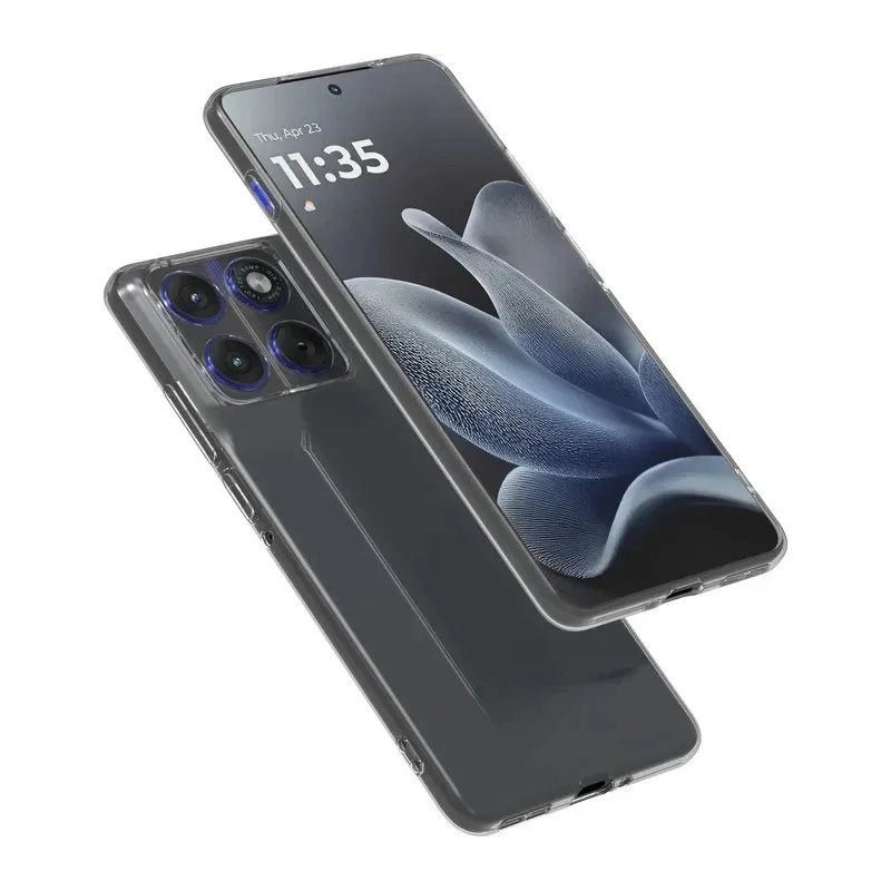 حافظة لهاتف موتورولا إيدج 70 Edge70 5G حافظة شفافة بسيطة ونحيفة وناعمة من البولي يوريثان الحراري لهاتف موتو X70 Air X70Air Fundas Capa #4