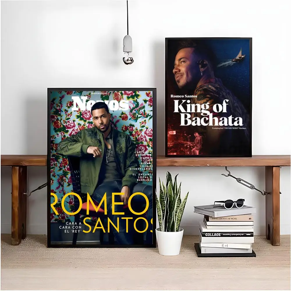 المغني R-روميو سانتوس ملصق جدار ديكور غرفة المعيشة غرفة نوم مكتب المطبخ الحديثة قماش الفن اللوحة طباعة تصميم المنزل