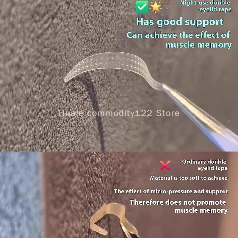 40/80pcs Sleep Memory Double Eyelid Stickers Invisibility For Hooded Eyes Invisible, Waterproof Eyelid Stickers