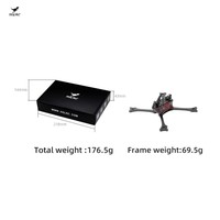 HGLRC Wind 5 Lite V2 5inch Brushless T700 Four-Axis Indoor Carbon Fiber FPV Racing Frame Kit