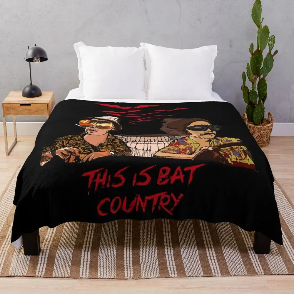 

Gift For Men Bat Country Las Vegas Throw Blanket Bed Sofa Quilt Comforter Large Blankets