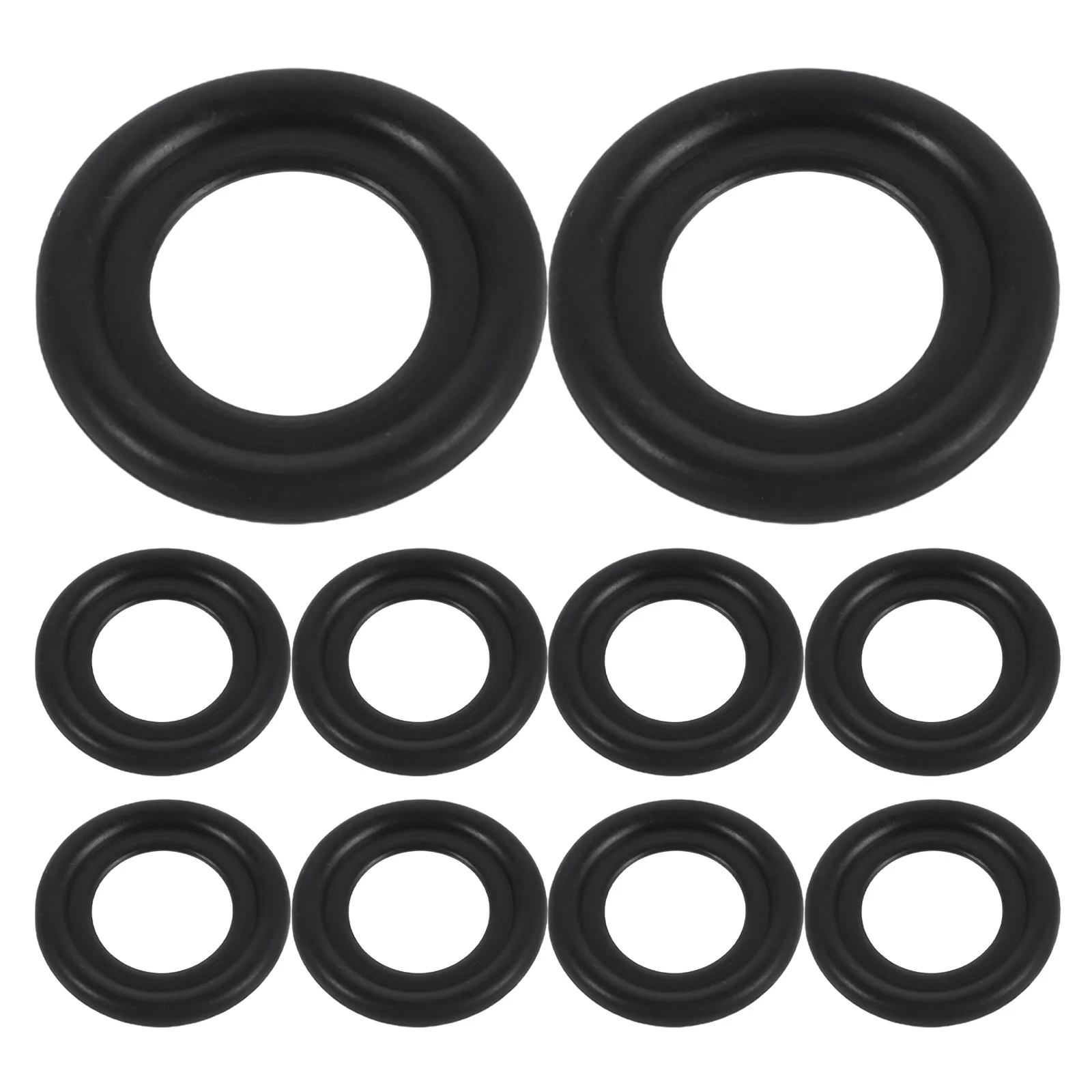 

10Pcs Oil Drain Plug Gasket Automotive Rubber Seal Kit Leak Proof Oil Screw Washer Replacement for Engine Repair