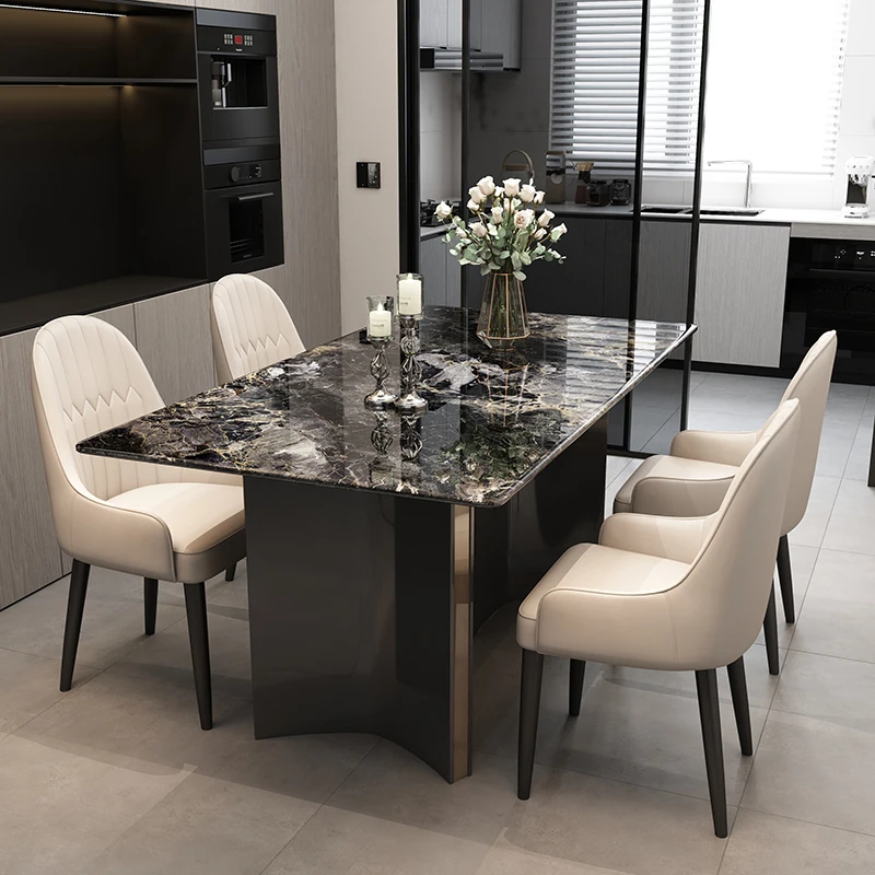 

Minimalist Italian Table Vintage Unique Elegant Modern Dining Table Glamour Trendy Tavolo Rotondo Pranzo Dining Room Furniture