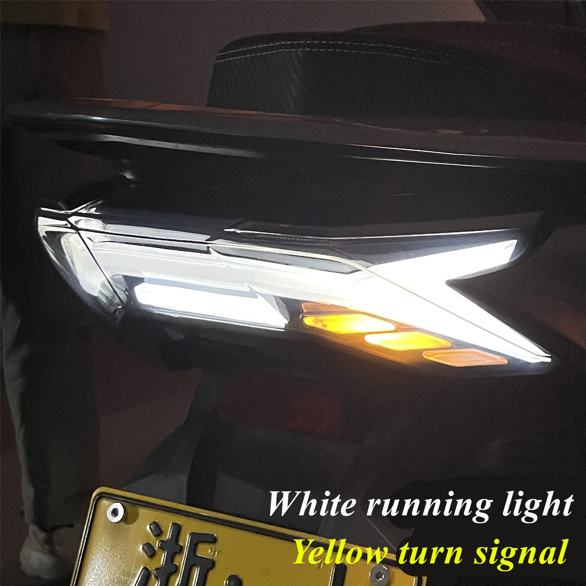 Modified motorcycle new PCX160 led tail lamp rear light taillamp with winker turn signal brake lamp for honda pcx 160 2022-2024