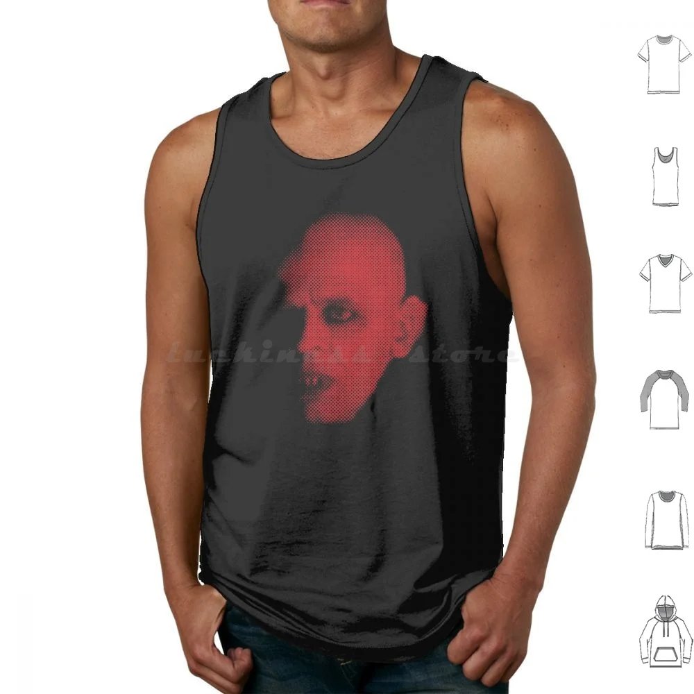 Nosferatu Tank Tops Vest Sleeveless Klaus Kinski Nosferatu Vampire Vampyre Dracula Horror Retro Movie Film Cult Arty