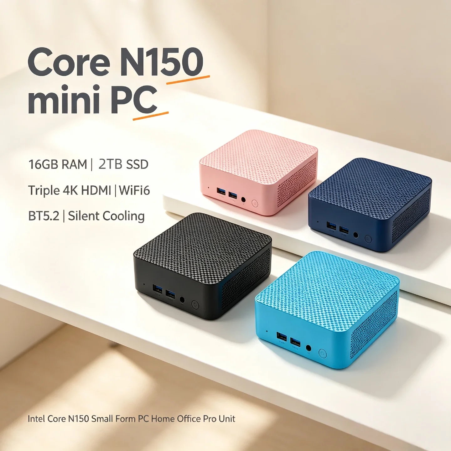 n150-インテル-ミニデスクトップpc-16gb-ddr4-2tb-nvme-ssd-トリプル4k-wifi6-bt52-静音冷却-ホームオフィス-プロ-ウルトラ