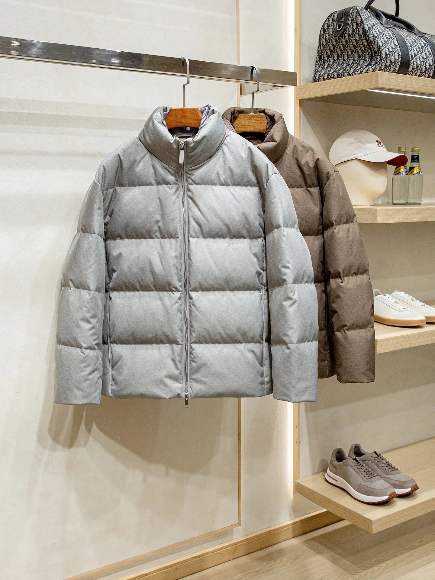 

Мужская утепленная куртка из белого гусиного пуха Lama Piero, стеганая, теплая, городская, повседневная, с длинными рукавами, на молнии, стандартного кроя