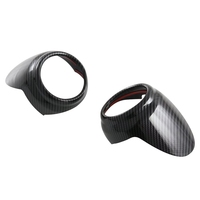 For MG ZS 2024 Car Dashboard Side Air Vent Outlet Cover Trim Interior Accessoriess Carbon Fiber LHD