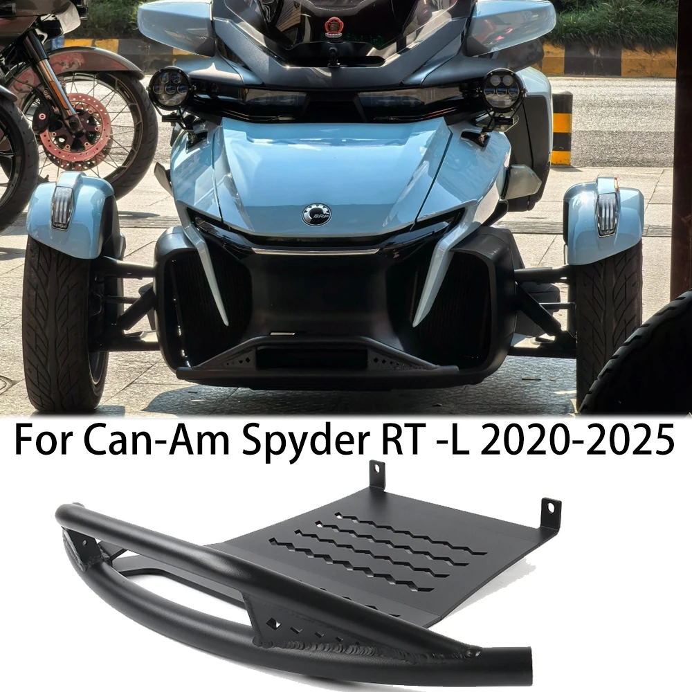 

For Can-Am Spyder RT RT-L 2020-2025 Front Bumper Tubular Skid Plate Performance Universal Accessories