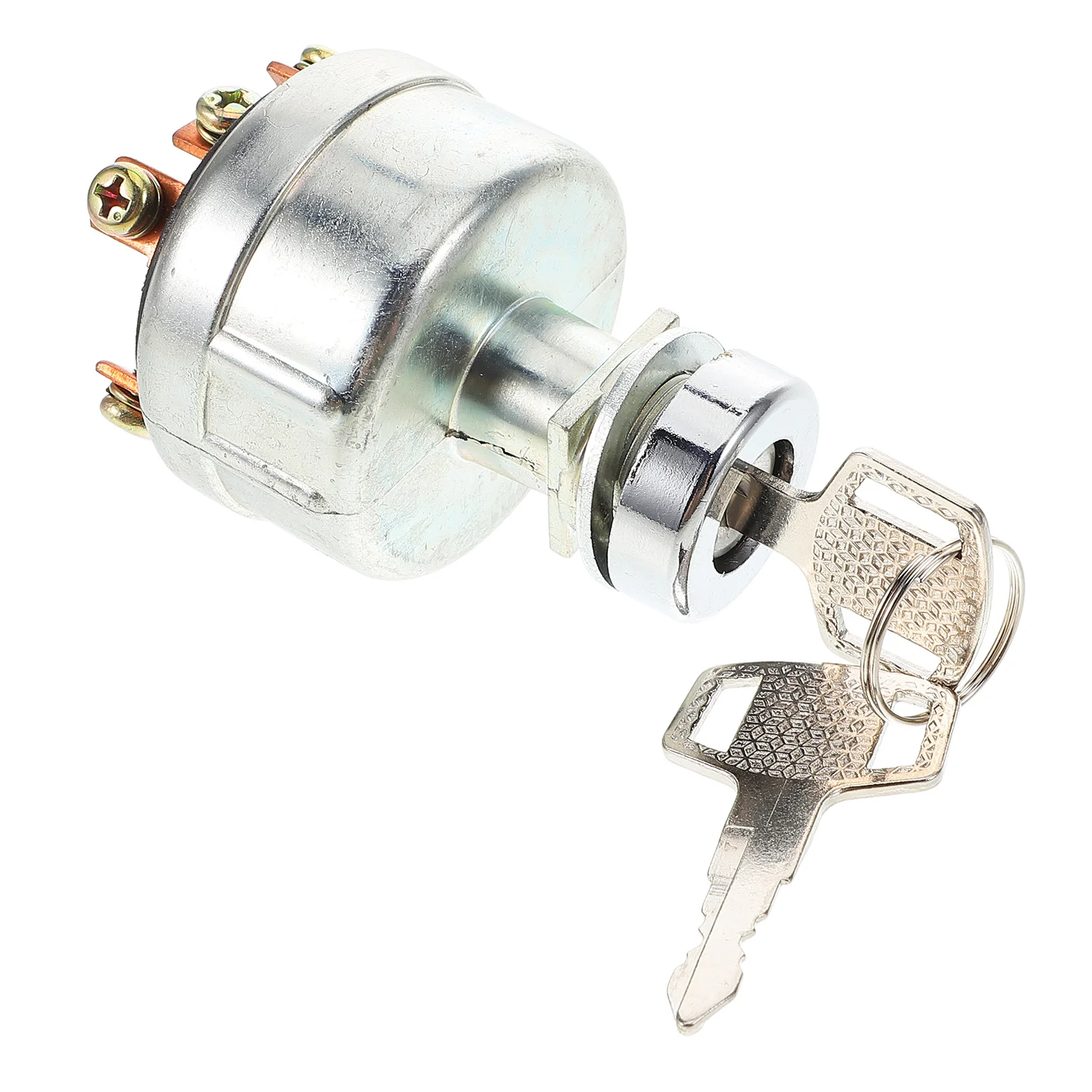 Conjunto de interruptor de encendido de 6 pies, llave de coche, arranque Universal, repuesto, pieza de Metal, Tractor, motocicleta, vehículo, accesorio estable