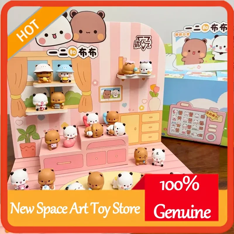 

Подлинная серия Yier и Bubu Daily Life, слепая коробка Kawaii Bubu Dudu, фигурка, декор для стола, коробка-сюрприз, подарок на день рождения