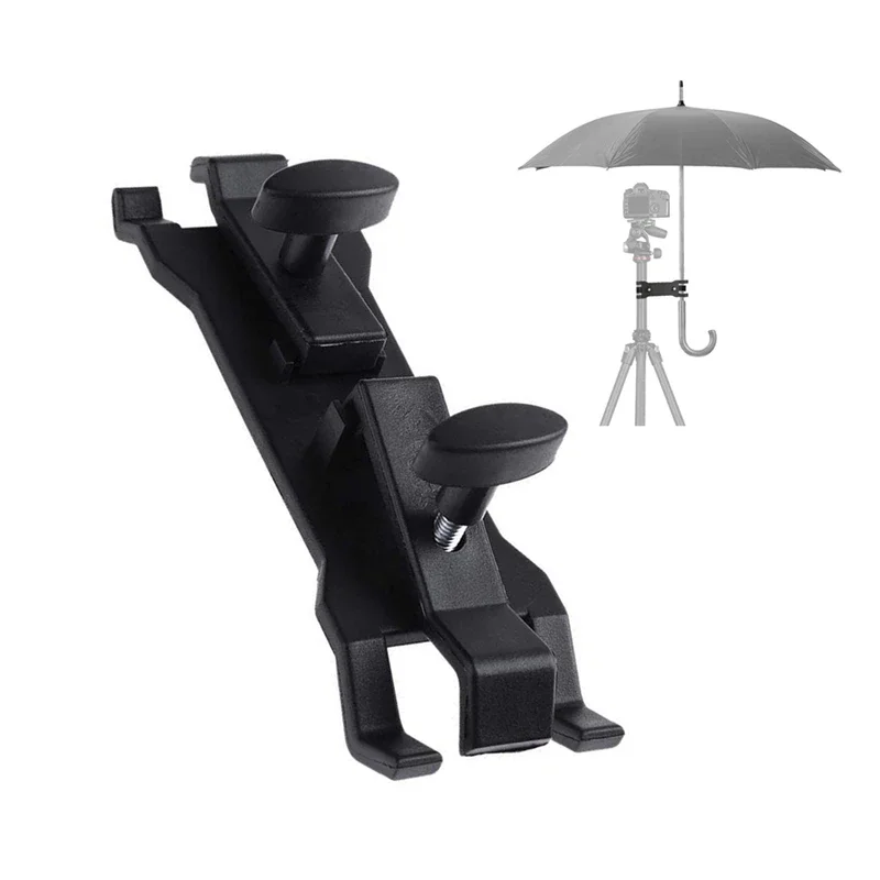 Abrazadera de paraguas para cámara, soporte de Clip de sombreado solar, trípode de luz, soporte de Flash para cámara DSLR, accesorios de estudio fotográfico