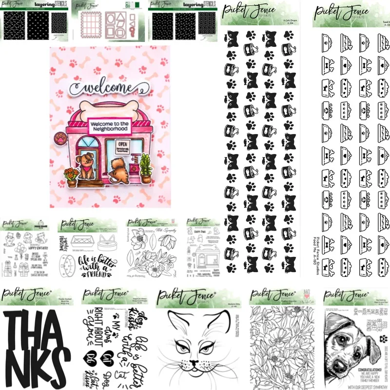 A Cat's Dream Southern Magnolias Metal Die Cutting 2026 New DIY Die Mold Scrap Booking Paper Making Cuts Crafts Big Die Handmade