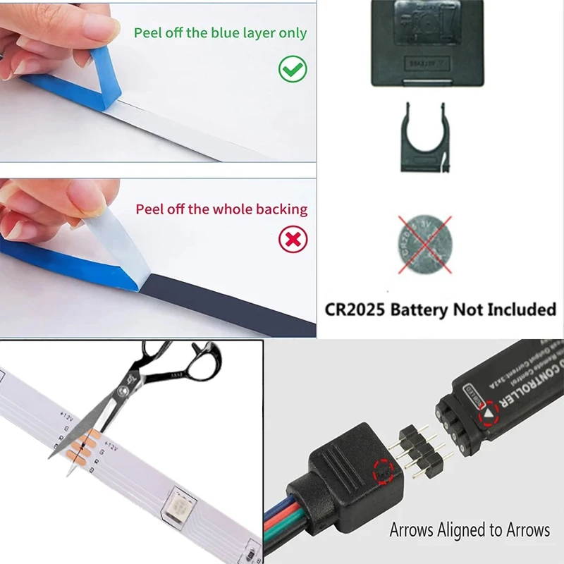 USB 5 В Светодиодная лента 5050 RGB 5050 Гибкая лента Диодная лента Лампа Телефон Bluetooth Управление через приложение Подсветка телевизора