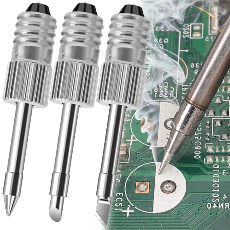 

Alloy Welding Soldering Tips Replacement Electric Soldering Iron Head for E10 Interface Threaded Soldering Tip Welding Tools