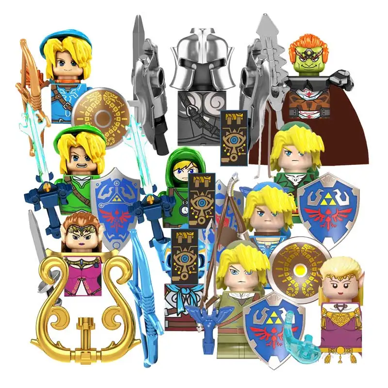 Kf6184 Spel Prinses Zelda Mini Link Ganon Hick Revali Cartoon Mini-Figuren Actie Speelgoed Gebouwen Blokken Kids Wm6053