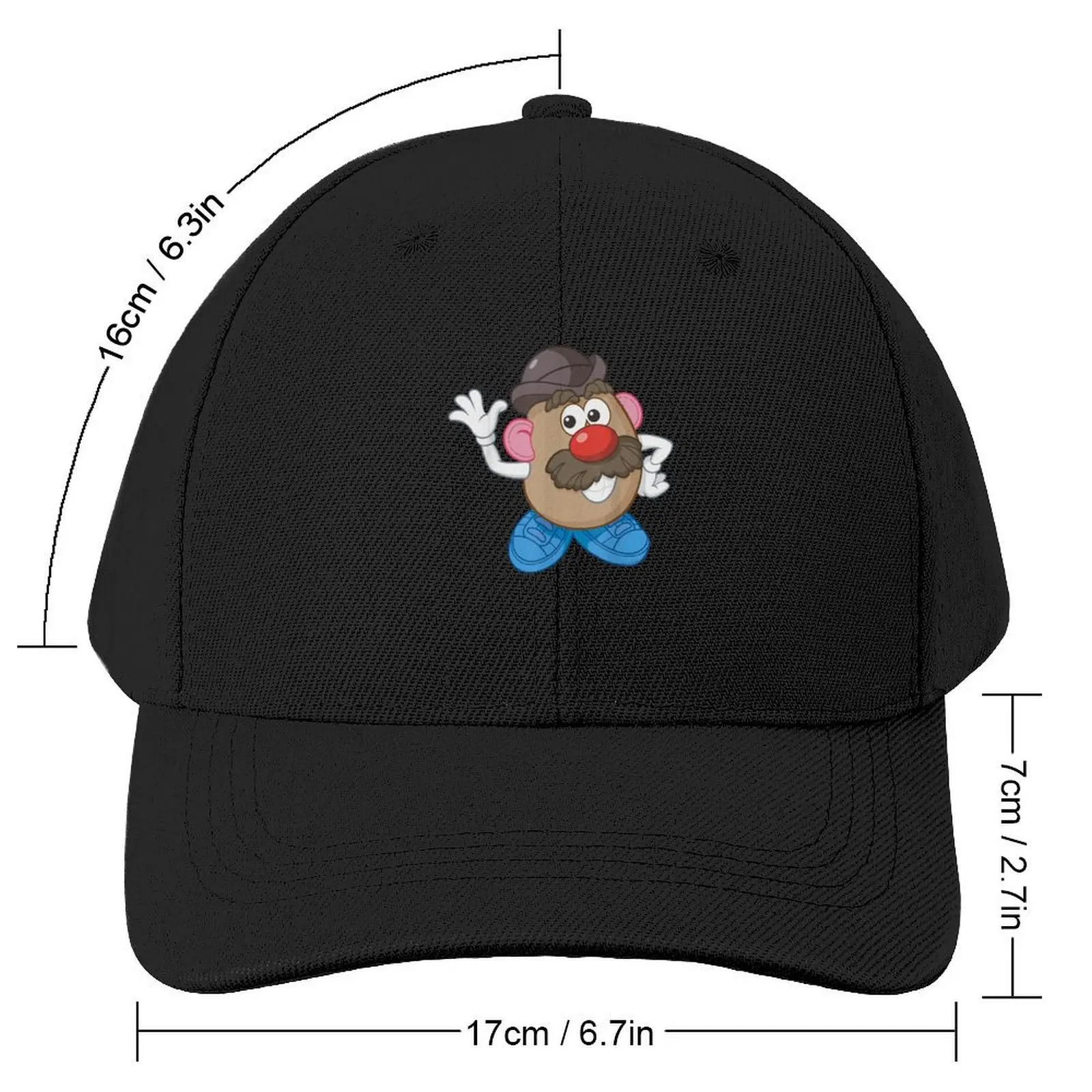 Mr Potato Head Simple Portrait Baseball Cap Beach Visor foam party Hat Luxury Hat Caps For Men Women's