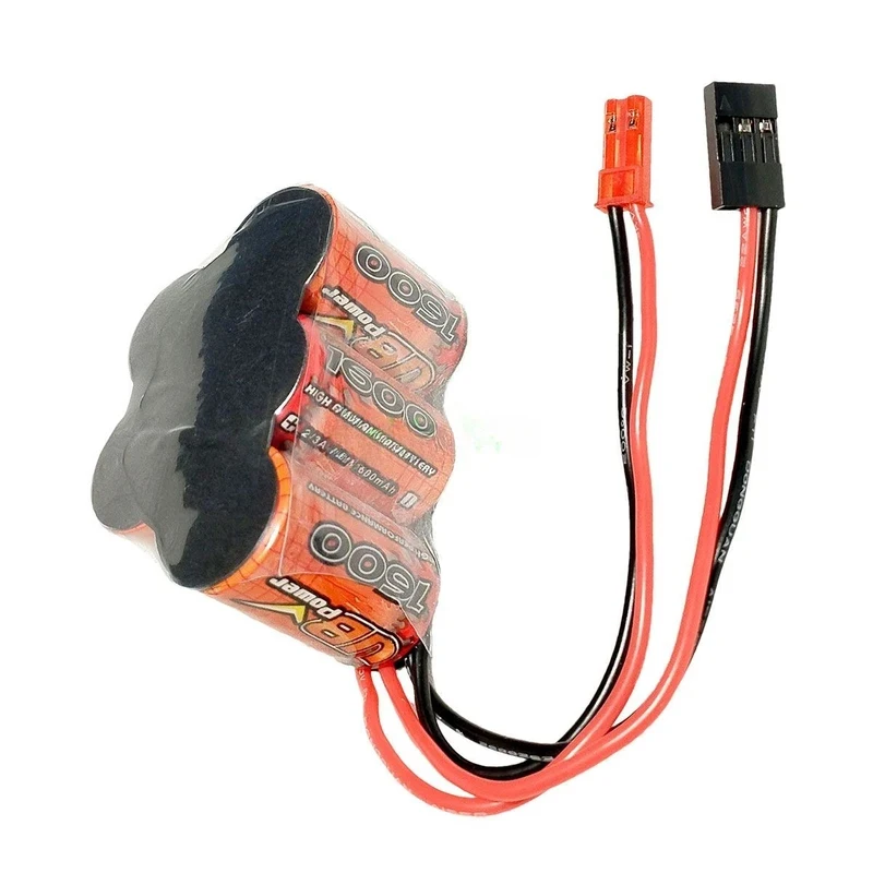 6V 1600mAh NiMH Battery Trapezoidal Pack for RC Model Airplane Vehicle Receiver