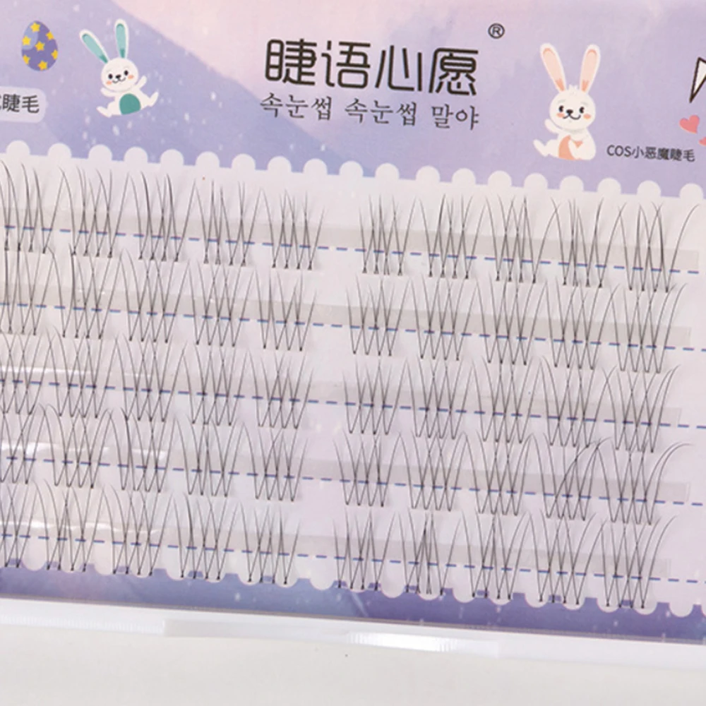 

5 Rows Lower Eyelashes Natural Long Manga Fairy False Eyelash Segmented Individual Cluster Lashes Lazy Makeup Tools