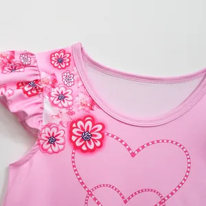 4 trang phục cosplay cho các cô gái, váy đỏ, túi và tóc giả, nữ hoàng của trái tim, bridget, tay áo bay, váy hồng, halloween 10 Sales chính Cosplay Red Queen - №6