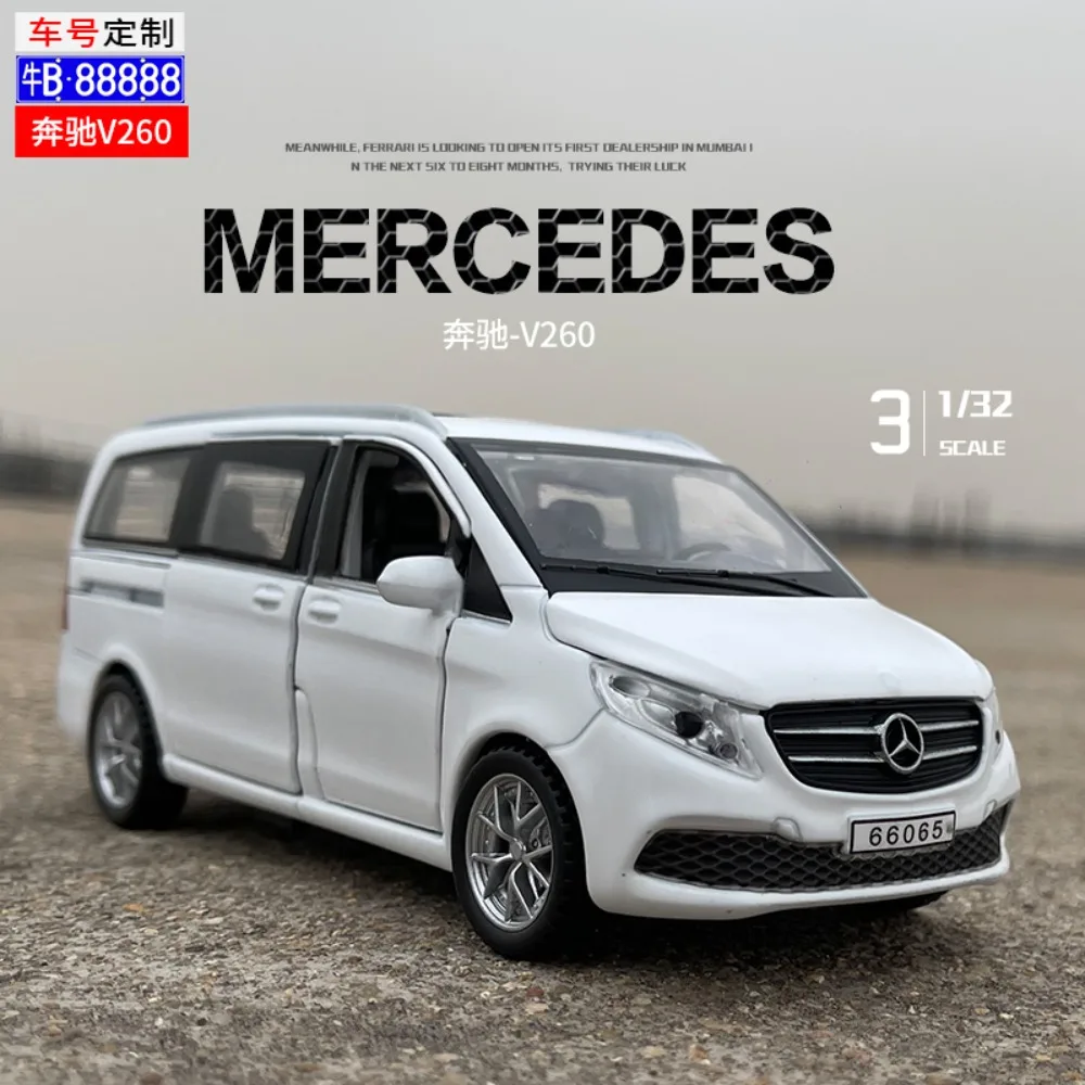 1:32 moulé sous pression V260 Business MPV alliage voiture modèle son lumière retirer voiture Simulation garçon jouet décoration moulé sous pression alliage voiture