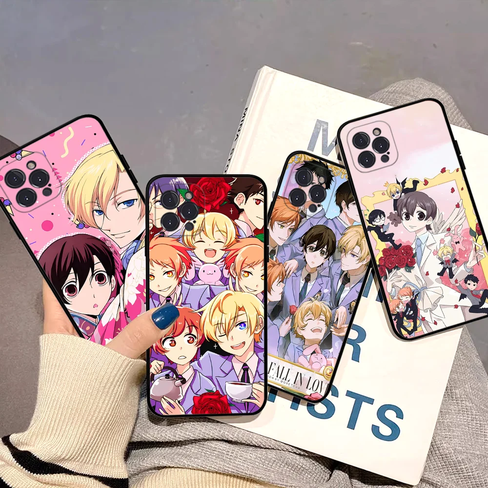 O-Ouran High School Host Club Phone Case For IPhone 16 15 14 11 12 13 Mini Pro XS Max Cover 6 7 8 Plus X Funda Shell