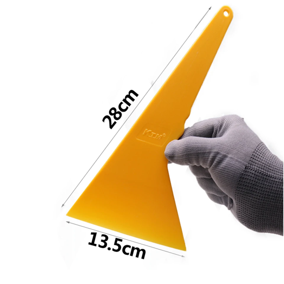 Rascador de plástico triangular para coche, escurridor de película para ventana, pegatina de vinilo, herramienta de envoltura A172