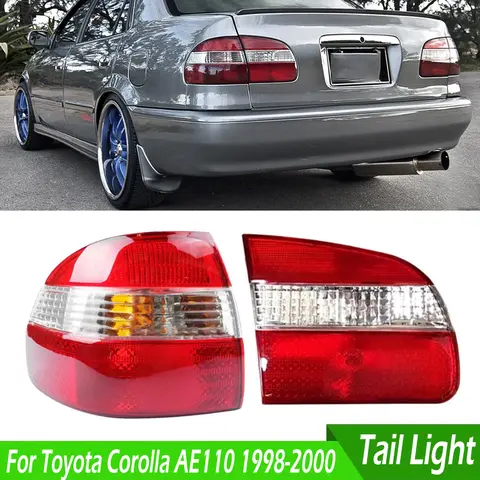 Dla Toyota Corolla AE110 1998 1999 2000 Samochodowe tylne światło hamowania Tylne światła bez żarówek 81550-1E080 81561-1E040 81580-12030