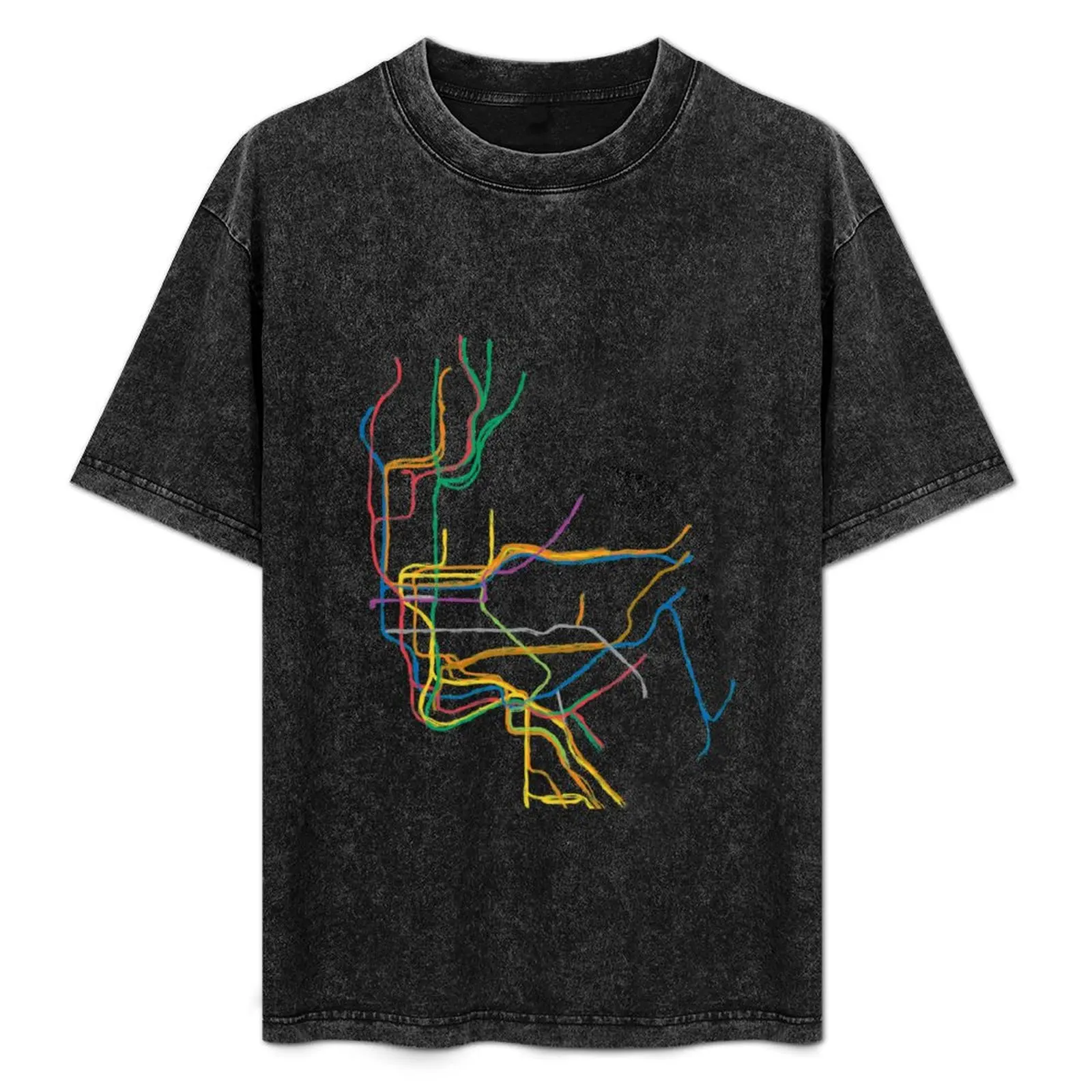 

NYC Subway Map T-Shirt Holiday Vacation Tee Shirt