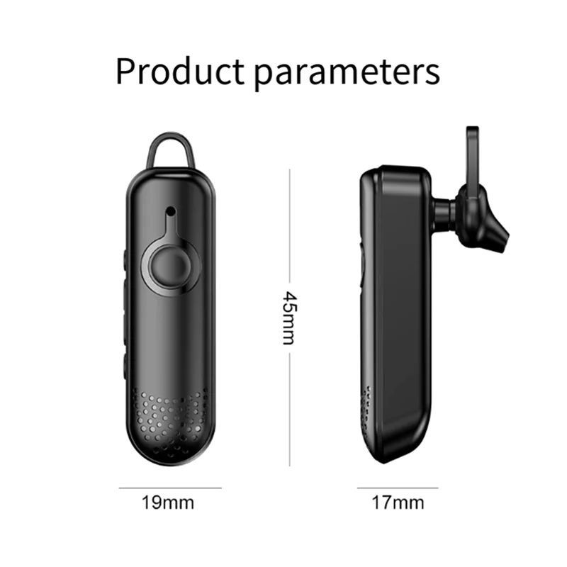 Feauty 살롱 헤어 살롱 레스토랑 용 얇은 귀고리 블루투스 무선 미니 인터콤 1000 미터 USB-A12I