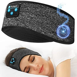 Sleeping Mask With Bluetooth Sleep Headphones Travel Cotton Eye Mask for Women and Man Side Sleep Earphones Wireless Eyemask