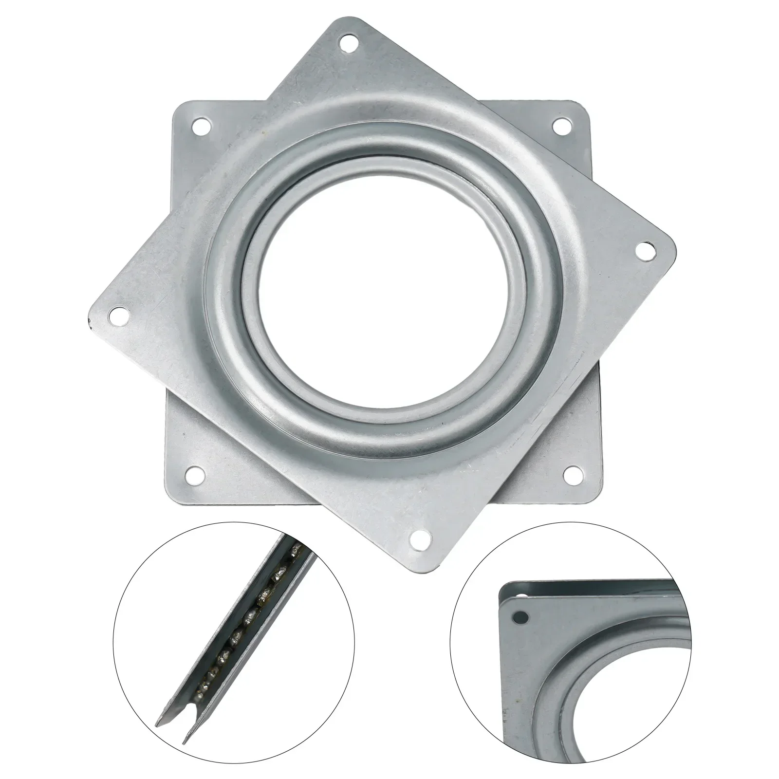 Drawer Slides Turntable Plate High Quality Practical Replacement Turntable 360 Degree Bearing Desk High quality Metal Plate