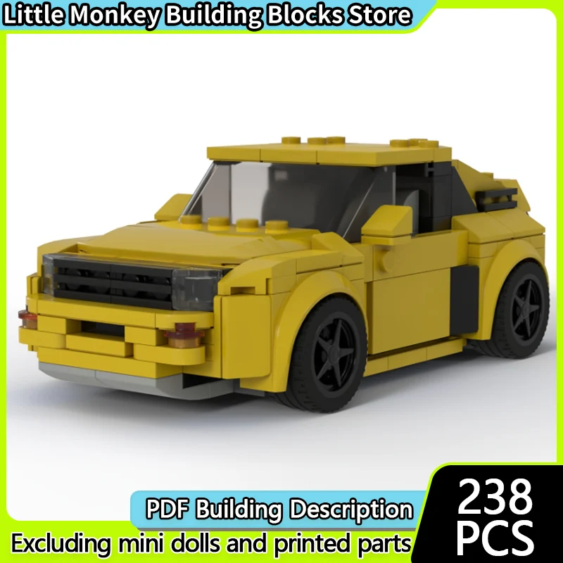 

Конструктор «Гоночная машина» (MOC), классический раллийный автомобиль, модульная технология, детские праздничные подарки, игрушки для сборки