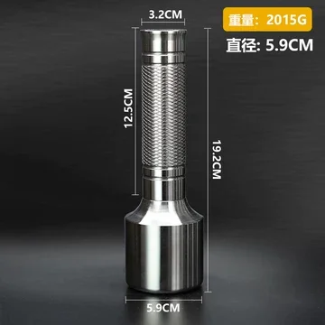 

Wrist strength single head dumbbell stainless steel hammer bell men's skill improvement comprehensive training