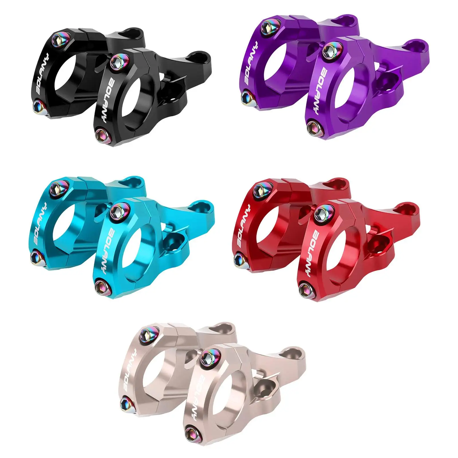 

Mountain Bike Stem Aluminum Alloy Repair Versatile 31.8mm for Sports Cycling