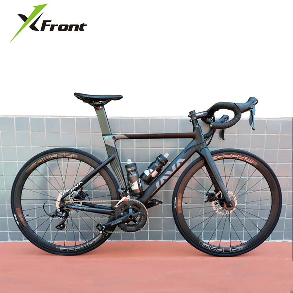 

City Bicycle Aluminum Alloy Frame 700CC Wheel 18/22 Speed Hydraulic Disc Brake bicicleta Carbon Fiber Front Fork Bike