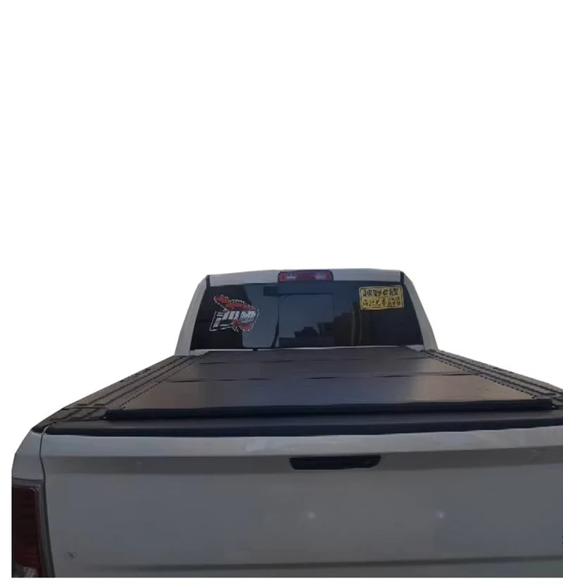 

Aluminum Alloy Truck Trifold Cover Pick up Tonneau Cover for Ram 1500 with Toolbox