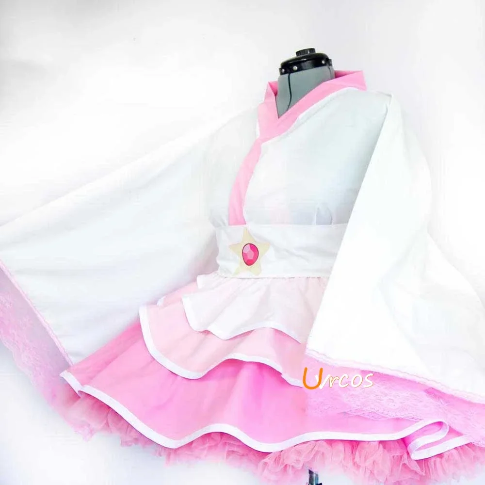 Anime Steven Universe Cosplay Costume Rose Quartz Lolita Kimono Dress Full Sets Custom Made Female Halloween Gift