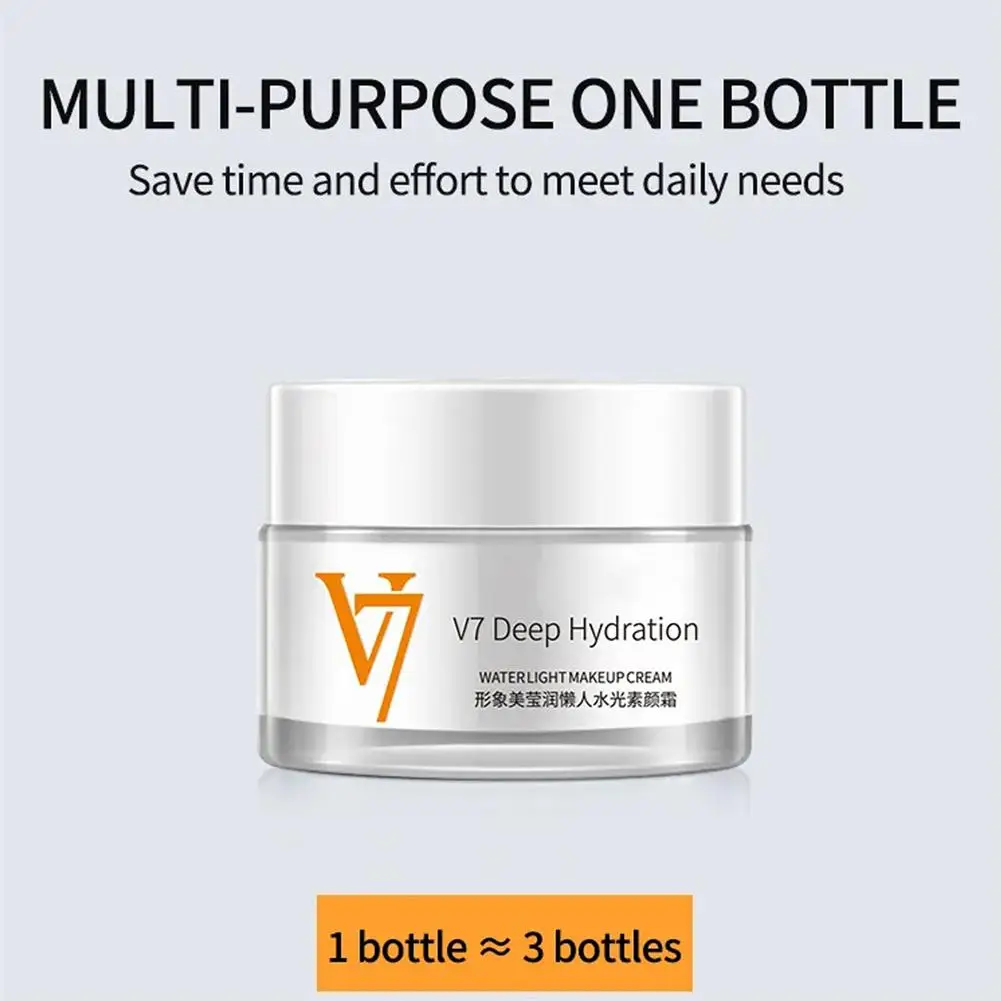 

V7 Toning Light Cream Moisturizing Whitening Anti-aging Wrinkle Day Care Anti Face Essence 50g Cream M7F0