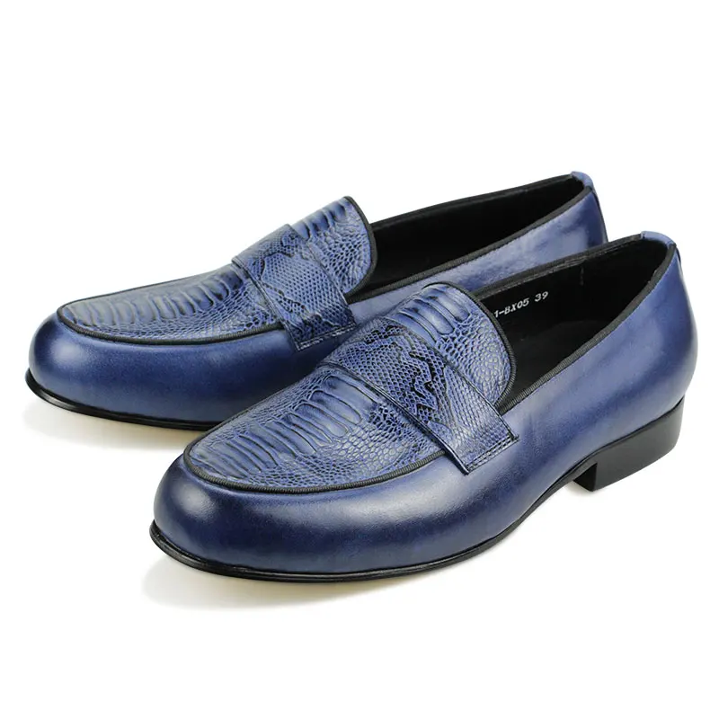 

Men Wedding Shoe Male Leather Dress Shoes Loafers Printing Fashion Casual Footwear Comfortable Pigskin Lining Casual Shoes