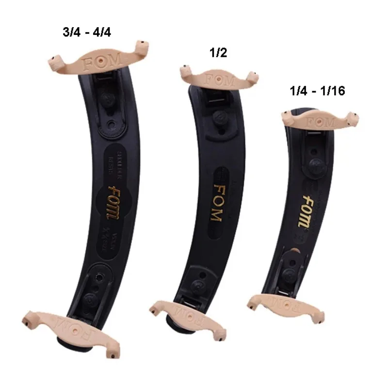 

2pcs Plastic Material violin Shoulder Rest ME-044/045/046 for 4/4 3/4 1/2 1/4 Violin accessories