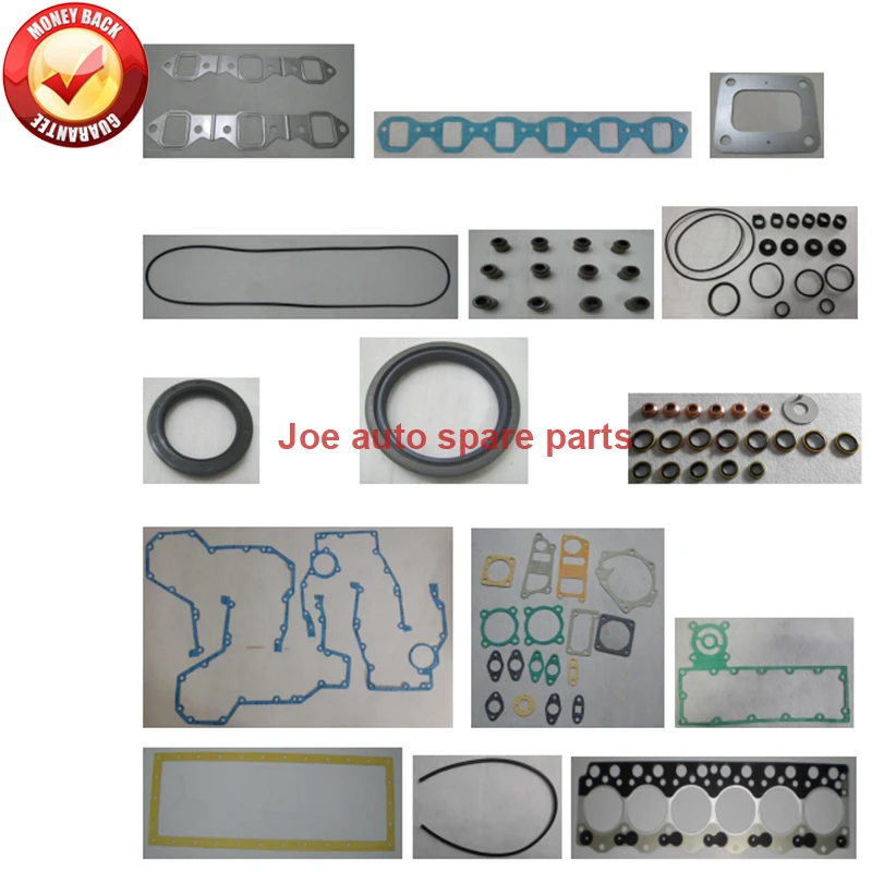 6D95 S6D95 Engine Full gasket set kit for Komatsu excavator pc200-6 pc200 pc220