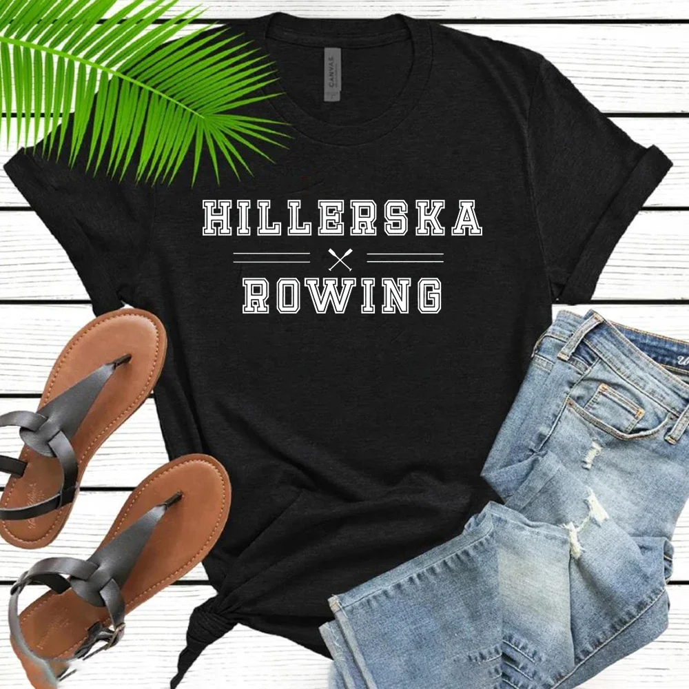 Young Royals T Shirt Hillerska School Shirt Vintage Tops Hillerska Rowing Team Tees Tv Show Inspired HILLERSKA SKOLAN T-shirt