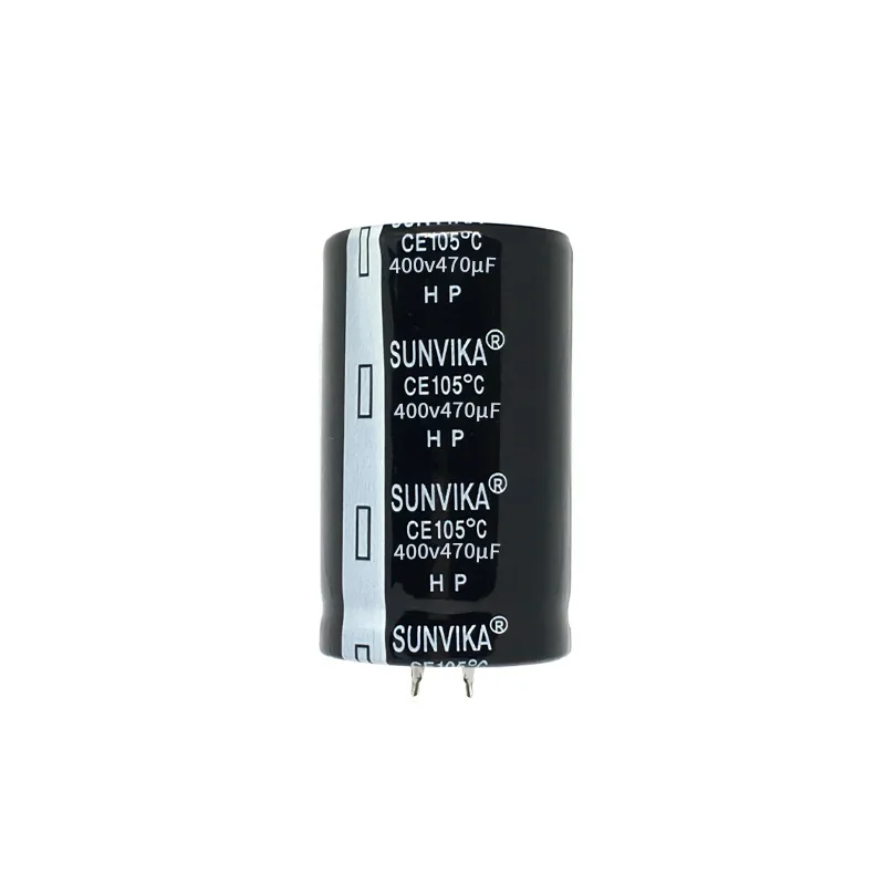 400V 470uF 450V Snap in Electrolytic Capacitor Solder Pin for Power Supply Inverter 35x50mm