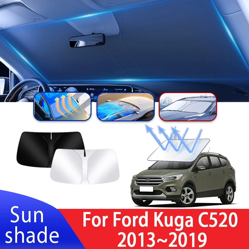 

Auto Parts For Ford Kuga C520 2013~2019 2014 2017 Car Visor Heat Insulation Sun Summer Heat Insulation Board Accessories Tools