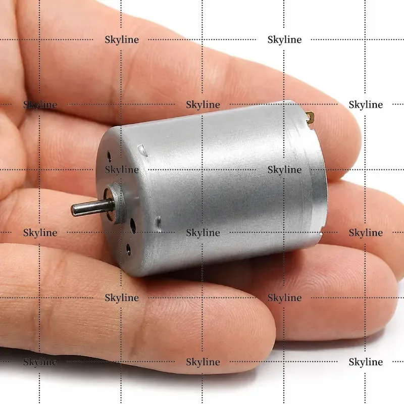 For Wanbaozhi RK-370CA-15350 DC Motor Carbon Brush Medium Low Speed Silent 12V Home Appliance Toy Motor