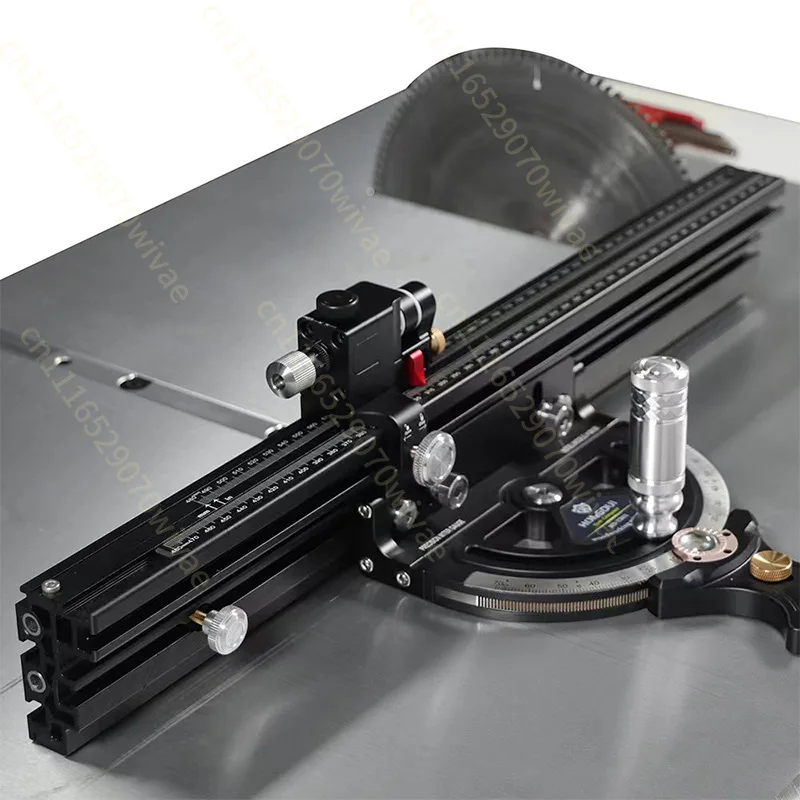 Woodworking table worktable scale push table saw support limit ruler modified push table DIY auxiliary tools Hongpair